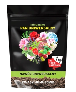 Pan Uniwersalny 1 kg nawóz do owoców, kwiatów, ziół, roślin ozdobnych infouprawa